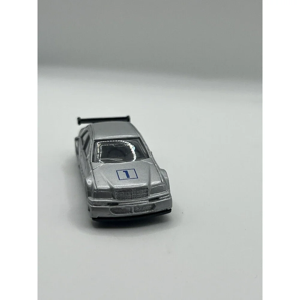 Vintage Maisto Mercedes C-Class #1 Gray/Silver Car. 1/64 Scale